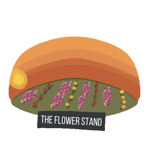 The Flower Stand Sticker