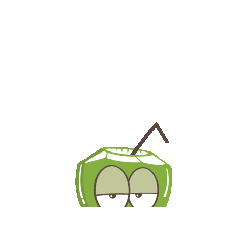 Tha Lazy Coconut Sticker