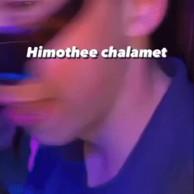 Timothee Chalamet Griddy GIF