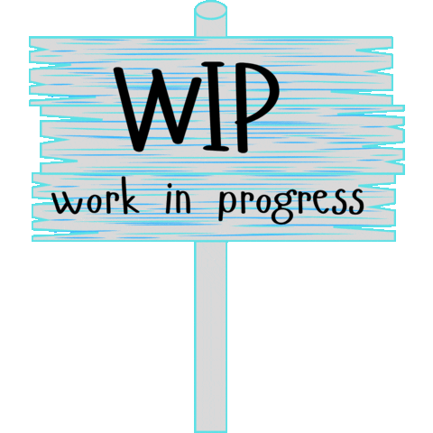 Wip Working Sticker by De Draadzaak