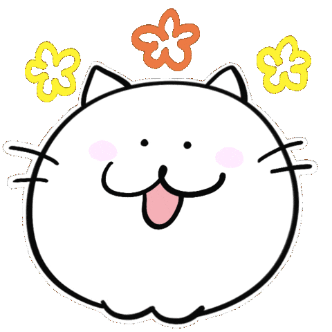 Cat 花 Sticker