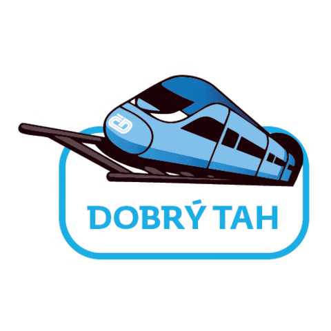 Train Vlak Sticker by České dráhy