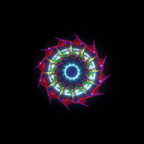 Circle Glow GIF by xponentialdesign