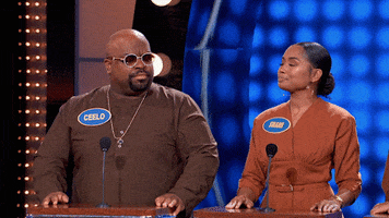 Celebrity Family Feud No GIF by ABC Network