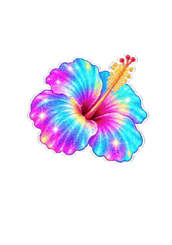 Rainbow Flower Sticker