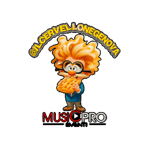 Cervellone Sticker by Mauro Andreoni