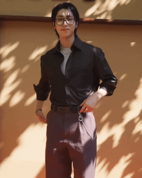Stare Smile GIF