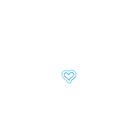 Blue Heart Sticker