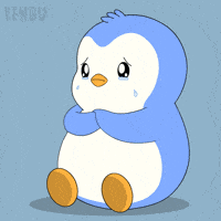Sad Cry GIF by Pudgy Penguins