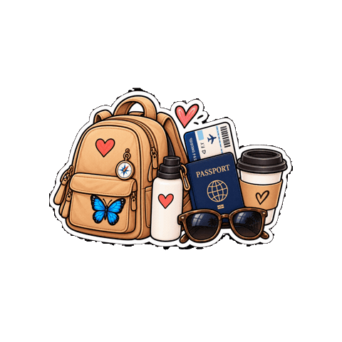 Coffee Travel Sticker