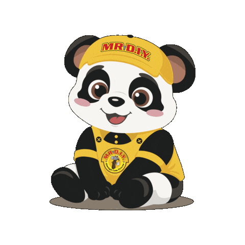 Panda Sticker by MRDIYPL