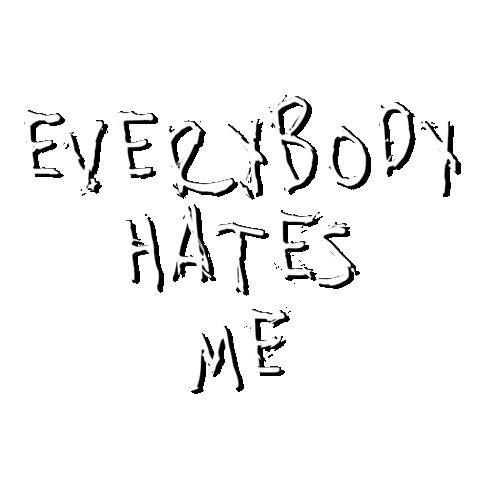 Everybody Hates Me Sticker by GAYLE