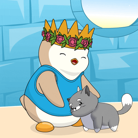 Cat Day GIF by Pudgy Penguins