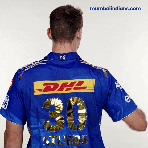 Jersey Number Cricket GIF by Mumbai Indians