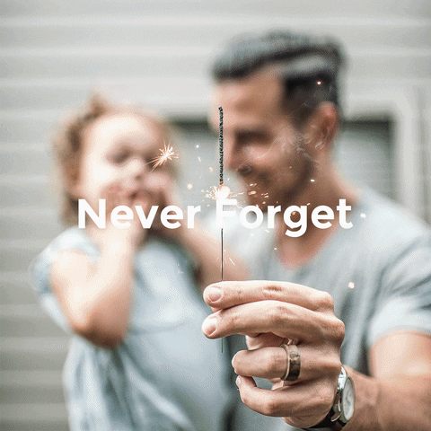 Saying Never Forget GIF by pictarine