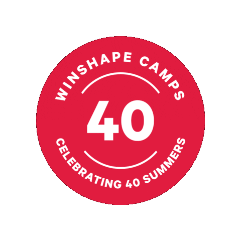 Camp Celebrating Sticker by WinShape Camps