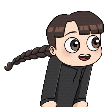 Excited Sticker