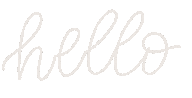 Lettering Hello Sticker