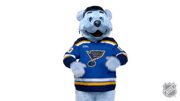 Scared St Louis Blues GIF by NHL