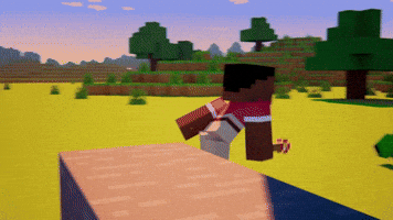 Shocked Video Games GIF by Minecraft