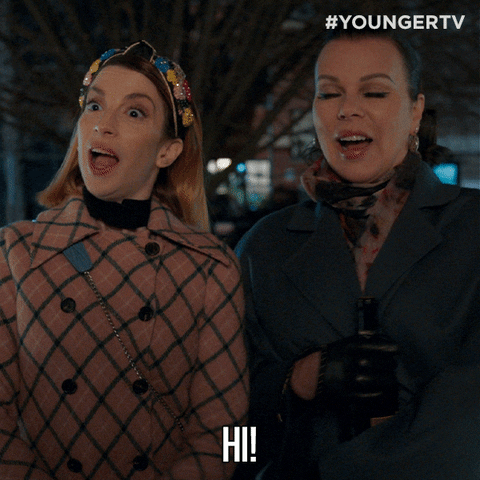 Tv Land Hello GIF by YoungerTV