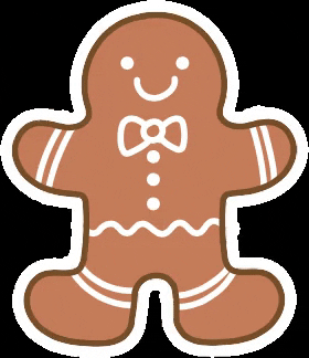 Gingerbread Man Christmas GIF by Miniso Canada