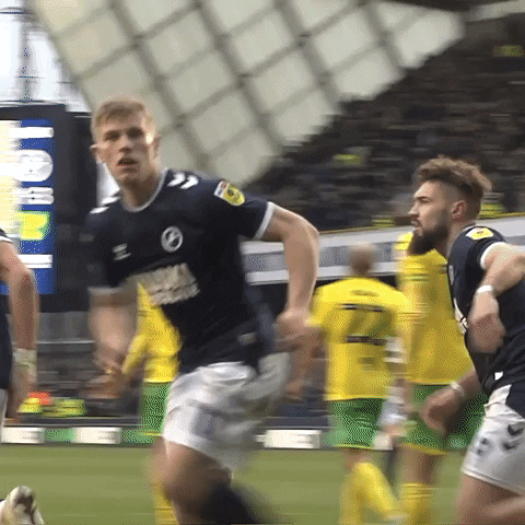 Come On Goal GIF by MillwallFC