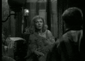 black and white 50s GIF