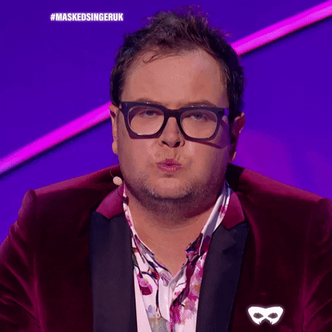 Alan Carr GIF by The Masked Singer UK