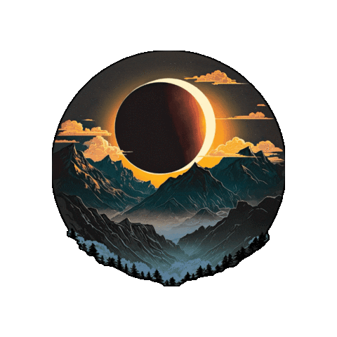 Solar Eclipse Nasa Sticker by Johns Hopkins Applied Physics Lab