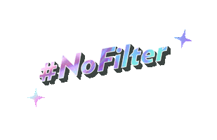 Glow No Filter Sticker by ACELABS