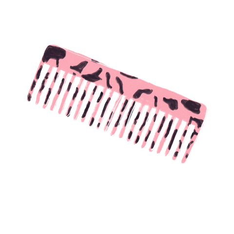 Beauty Comb Sticker