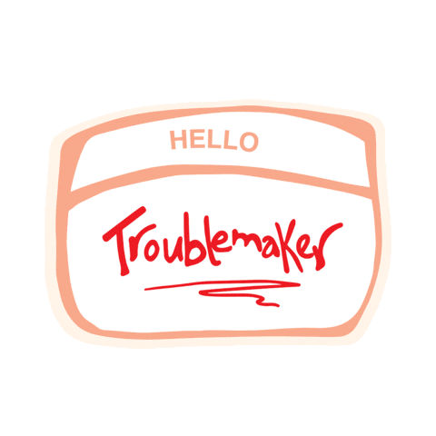 Red Wine & Blue Sticker