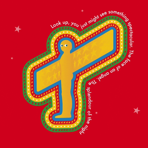 Look Up Merry Christmas GIF by England’s North