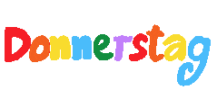 Deutsch Wochentag Sticker by Printfetti