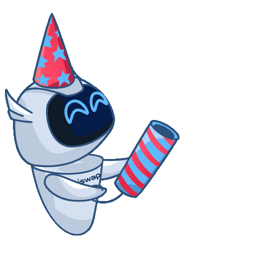 Celebrating Sticker by Biswap DEX