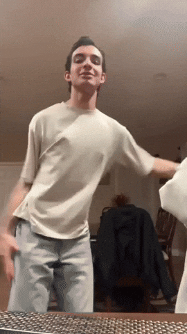 He Hit That GIF
