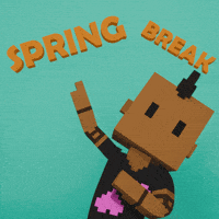 Spring Break Party GIF by Meebits