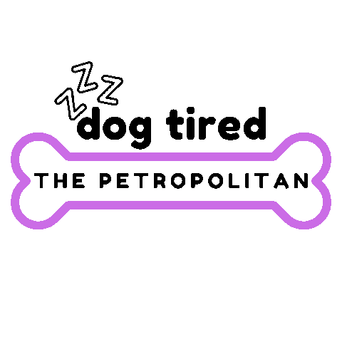 Dog Tired Sticker by petropolitan