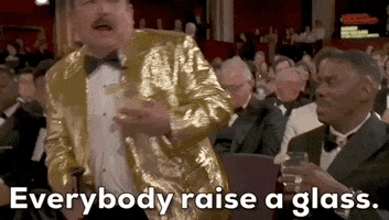 Cheers Oscars GIF by The Academy Awards