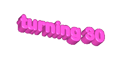 Turning 30 Sticker