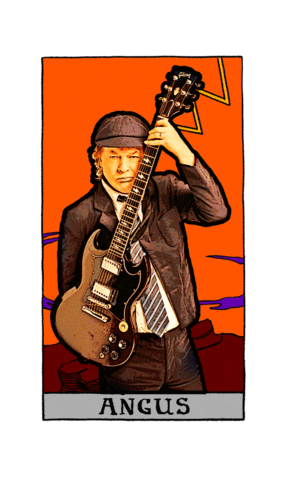 Angus Powerup Sticker by AC/DC