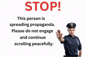 Stop Propoganda GIF