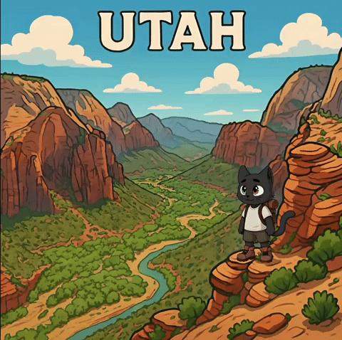 Utah Zion GIF by Hero Galaxy NFT