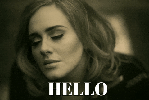 Hello GIF by Adele - Find & Share on GIPHY