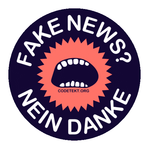 Fakenews Sticker by codetekt e.V.