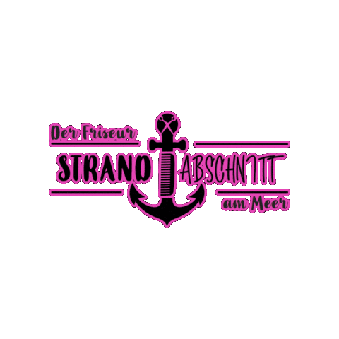 Friseur StrandABSCHNITT Sticker