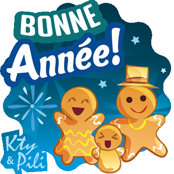 Happy Celebration Sticker by Kty&Pili