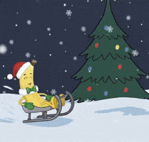 Sledding Christmas Vacation GIF by GT8Studios