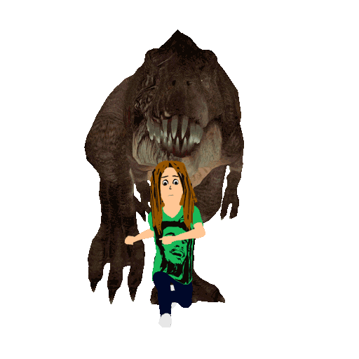 Jurassic Park 3D Sticker